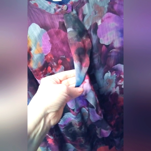 CJ Banks Ruffle Blouse - Picture 3 of 5